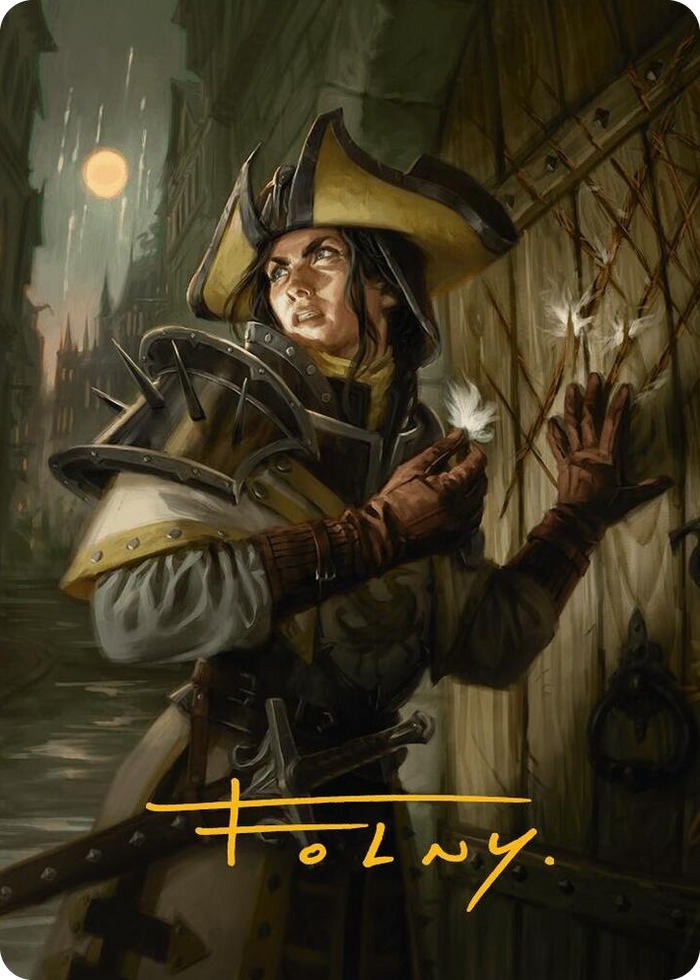 Thraben Inspector Art Card (Gold-Stamped Signature) #3 S - Art Series: Innistrad Remastered Pokemon card