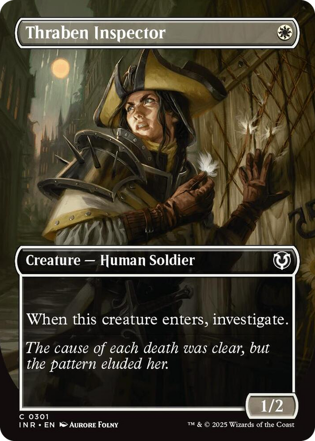 0301 Thraben Inspector (Borderless) C Innistrad Remastered