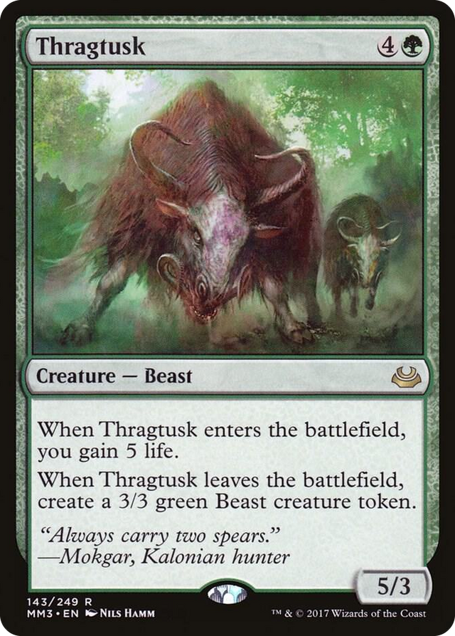 0143 Thragtusk R Modern Masters 2017