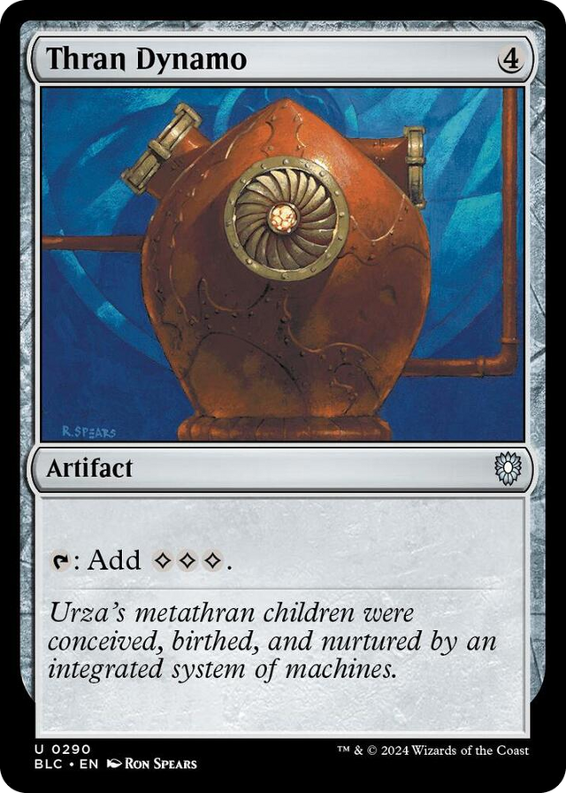 0290 Thran Dynamo U Commander: Bloomburrow