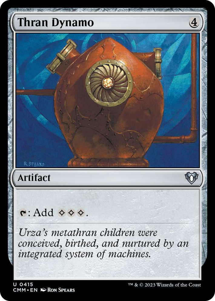 0415 Thran Dynamo U Commander Masters