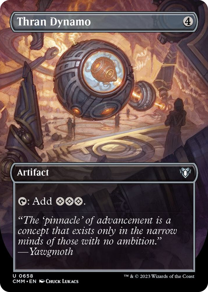 0658 Thran Dynamo (Borderless) U Commander Masters