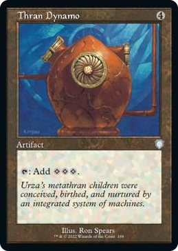 0168 Thran Dynamo (Retro Frame) U Commander: The Brothers' War