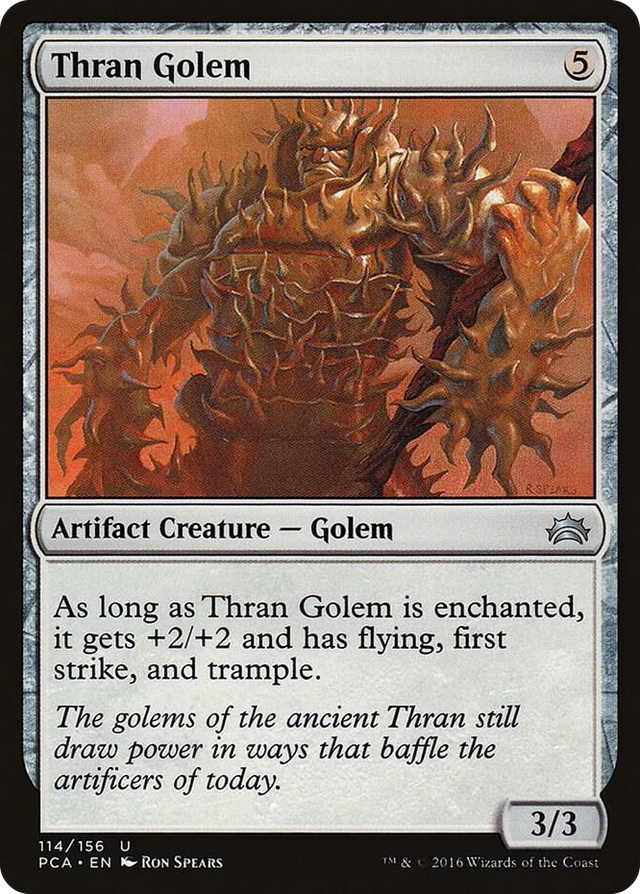 0114 Thran Golem U Planechase Anthology