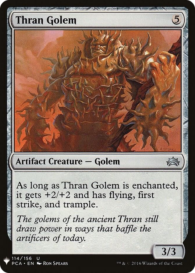 0114 Thran Golem U The List Reprints