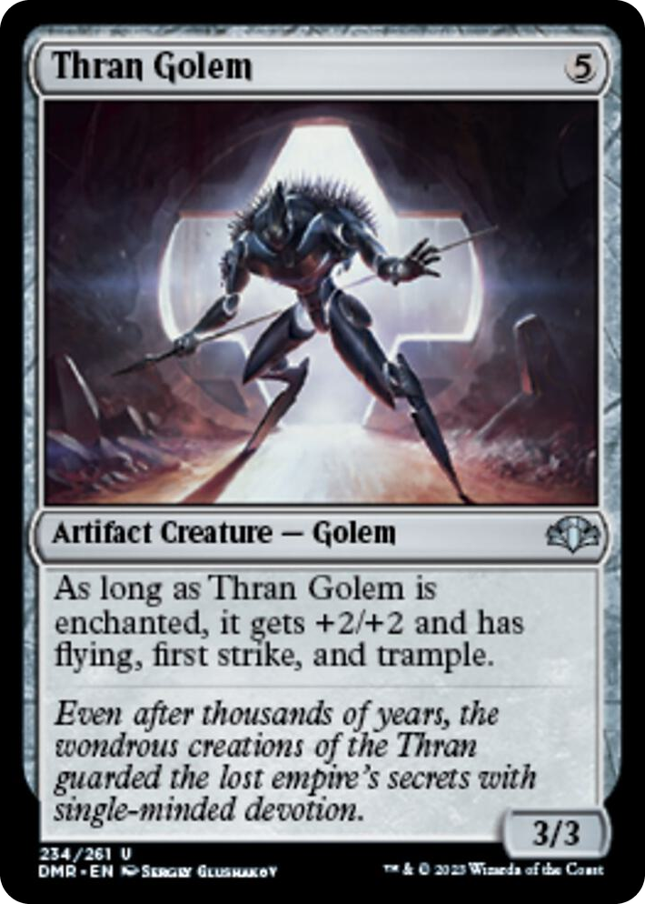 0234 Thran Golem U Dominaria Remastered