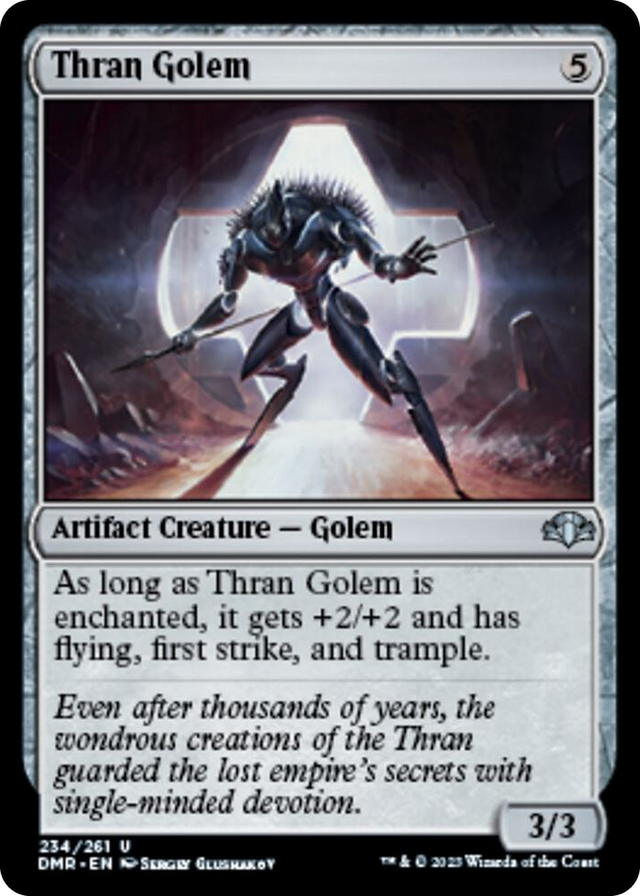 0234 Thran Golem U Dominaria Remastered