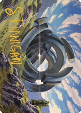 0060 Thran Portal Art Card (Gold-Stamped Signature) S Art Series: Dominaria United