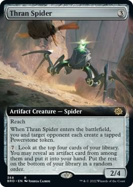 0368 Thran Spider (Extended Art) R The Brothers' War