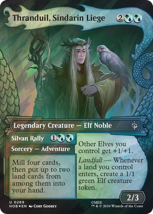 0269 Thranduil, Sindarin Liege (Showcase) (Surge Foil) U The Hobbit