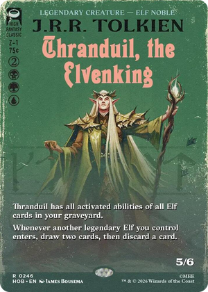 0246 Thranduil, the Elvenking (Borderless) R The Hobbit
