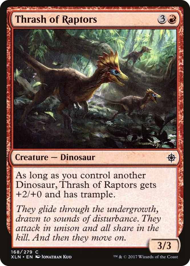 0168 Thrash of Raptors C Ixalan