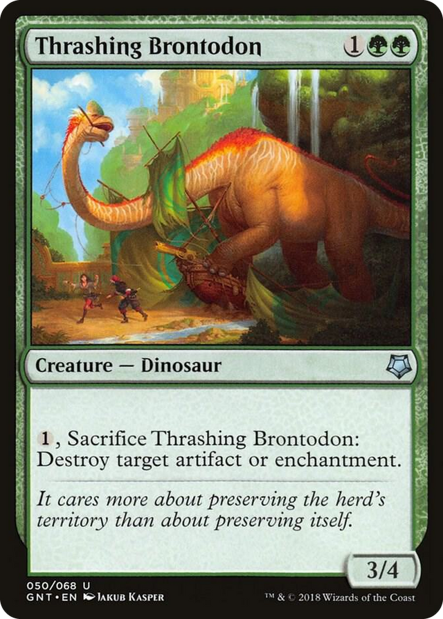 0050 Thrashing Brontodon U Magic Game Night