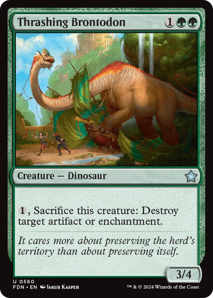 0560 Thrashing Brontodon U Foundations