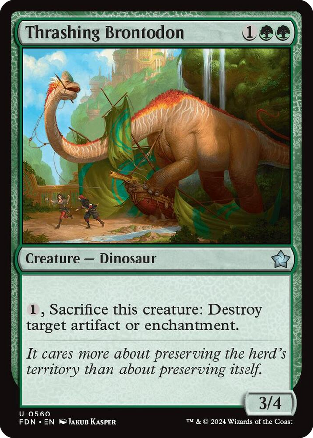 0560 Thrashing Brontodon U Foundations