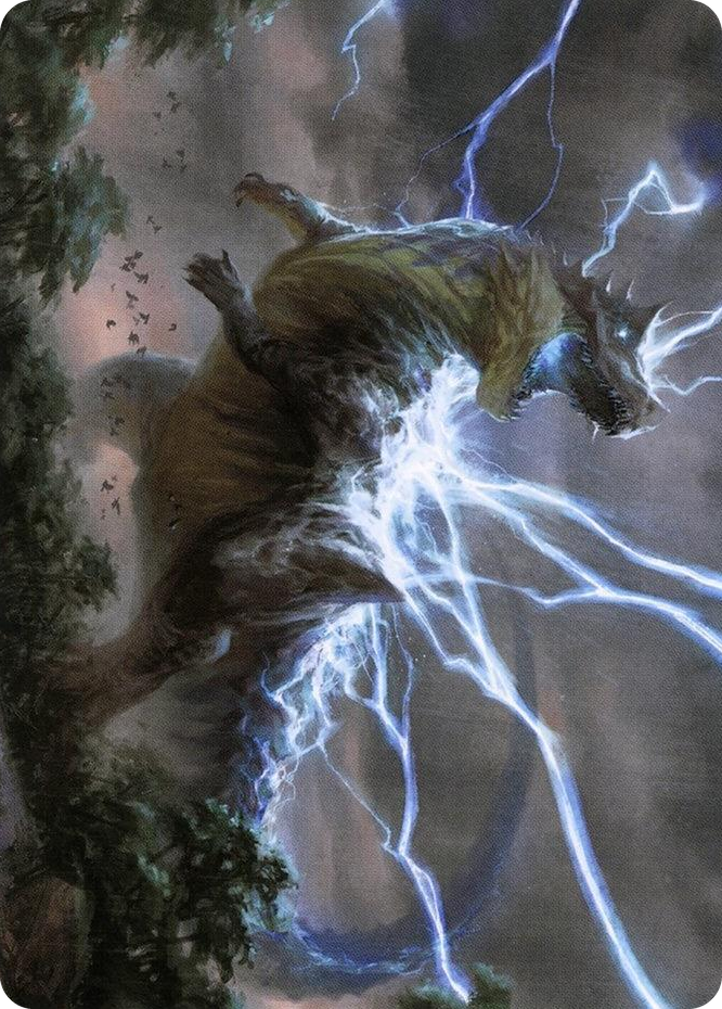 0041 Thrasta, Tempest's Roar Art Card (41/81) S Art Series: Modern Horizons 2