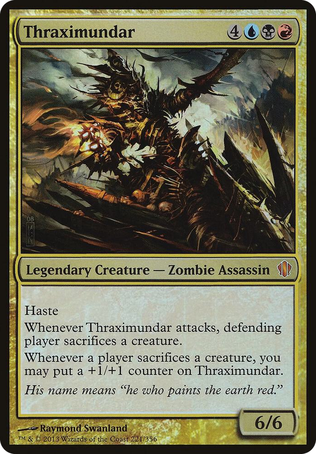 0221 Thraximundar (Commander 2013) S Oversize Cards