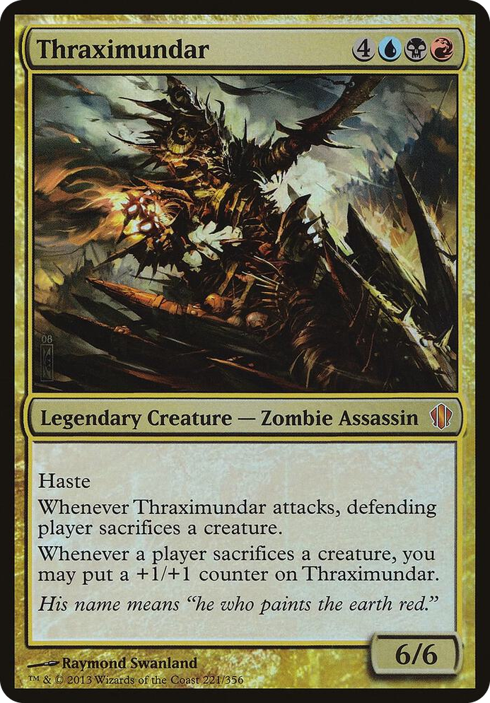 Thraximundar (Commander 2013) #221 S - Oversize Cards Pokemon card