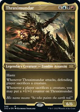 0546 Thraximundar (Foil Etched) R Double Masters 2022