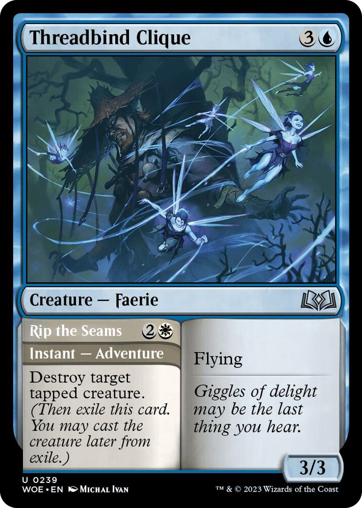 0239 Threadbind Clique U Wilds of Eldraine