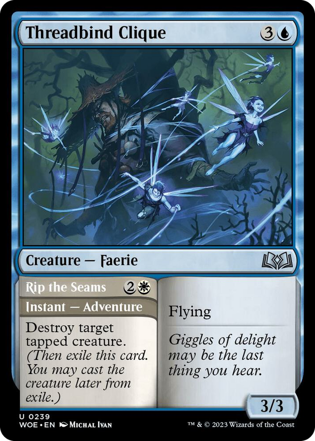 0239 Threadbind Clique U Wilds of Eldraine