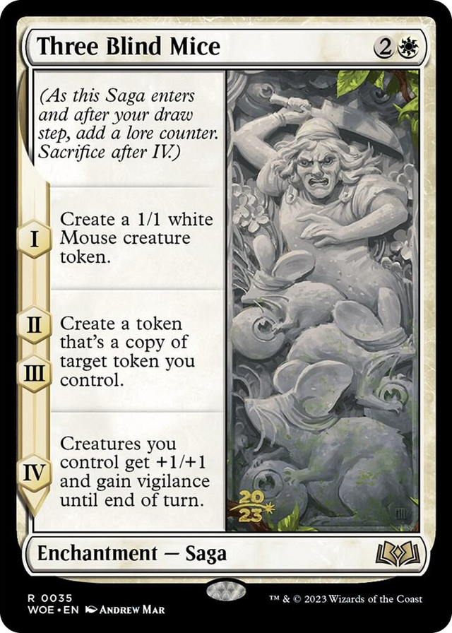 0035 Three Blind Mice R Prerelease Cards