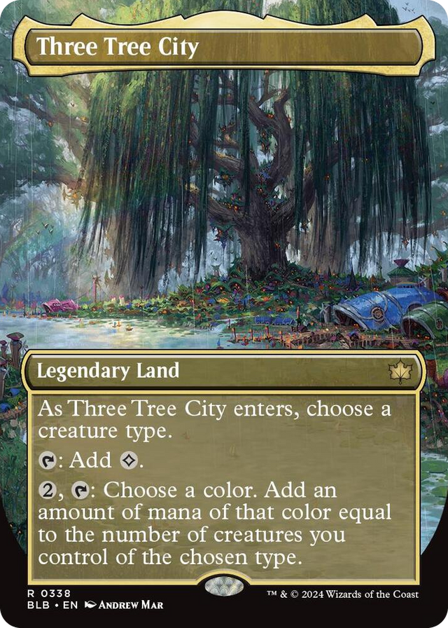 0338 Three Tree City (Borderless) (0338) R Bloomburrow