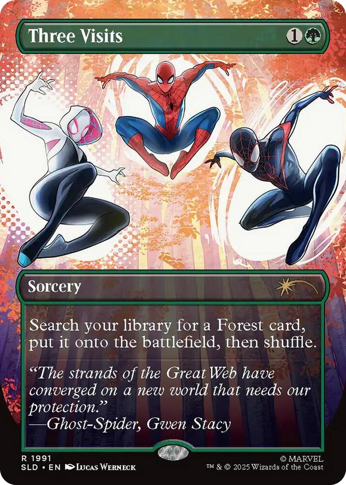 Three Visits #1991 R - Secret Lair Drop Series Pokemon card