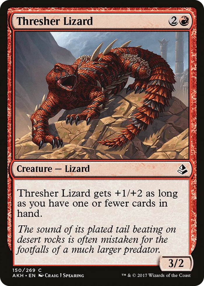 Thresher Lizard #150 C - Amonkhet Pokemon card