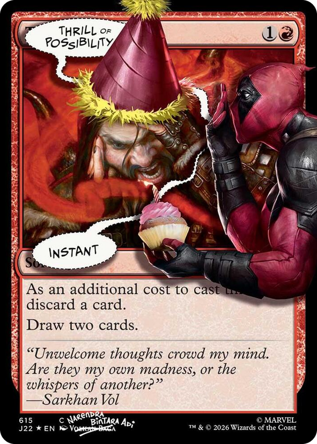 0615 Thrill of Possibility (615) (Pool Party Foil) C Secret Lair Drop Series