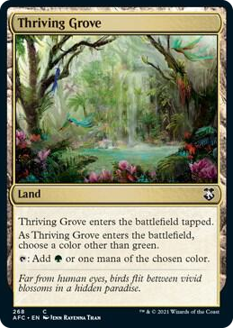 0268 Thriving Grove C Commander: Adventures in the Forgotten Realms