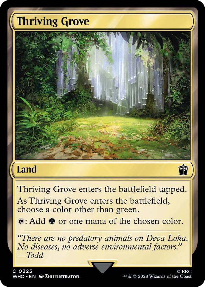 0325 Thriving Grove C Universes Beyond: Doctor Who
