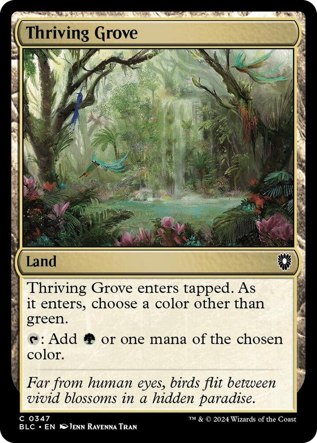 0347 Thriving Grove C Commander: Bloomburrow
