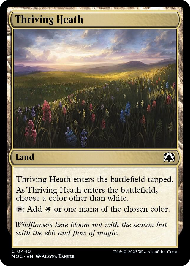 Thriving Heath #440 C - Commander: March of the Machine Pokemon card
