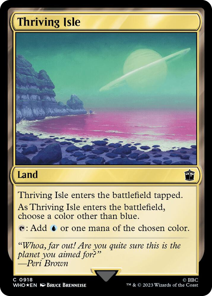 0918 Thriving Isle (Surge Foil) C Universes Beyond: Doctor Who