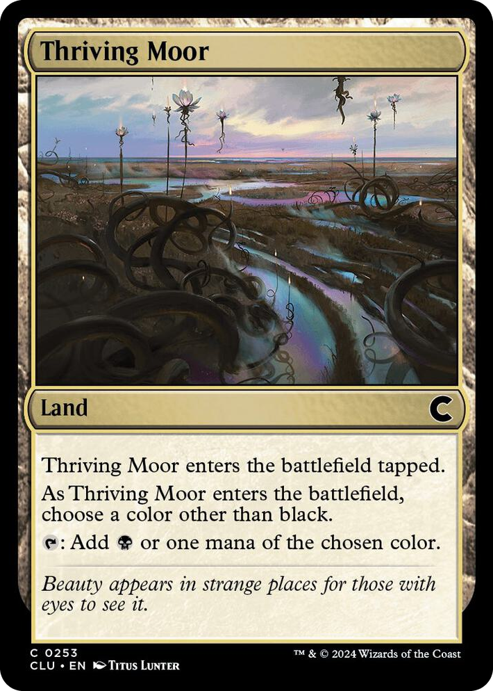 0253 Thriving Moor C Ravnica: Clue Edition