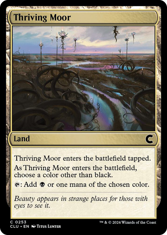 0253 Thriving Moor C Ravnica: Clue Edition