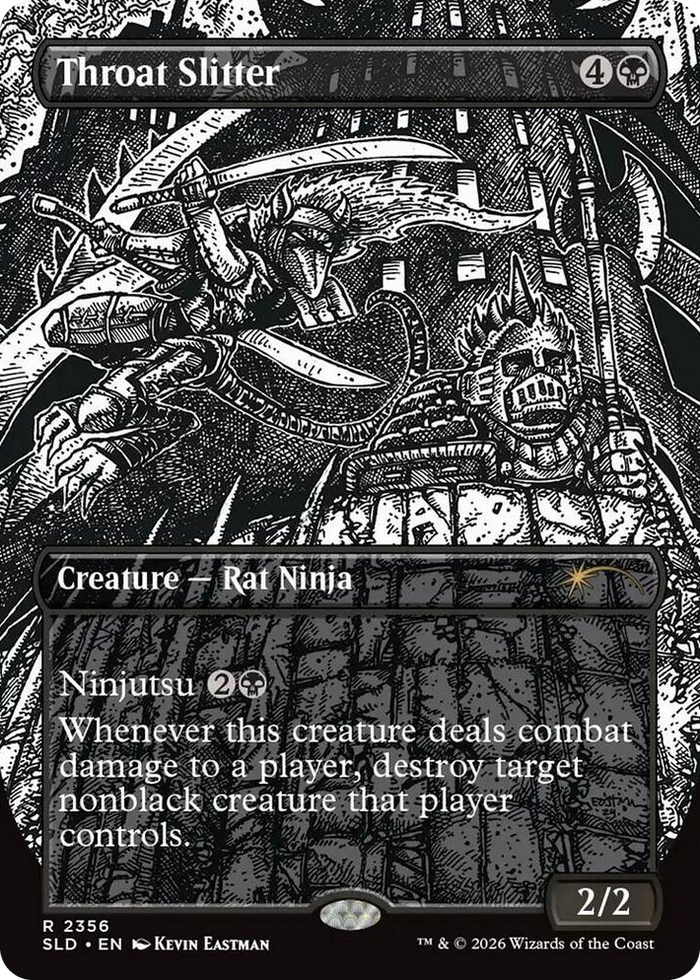 Throat Slitter (2356) #2356 R - Secret Lair Drop Series Pokemon card