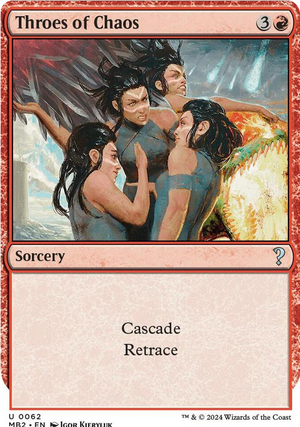 0062 Throes of Chaos (White Border) U Mystery Booster 2