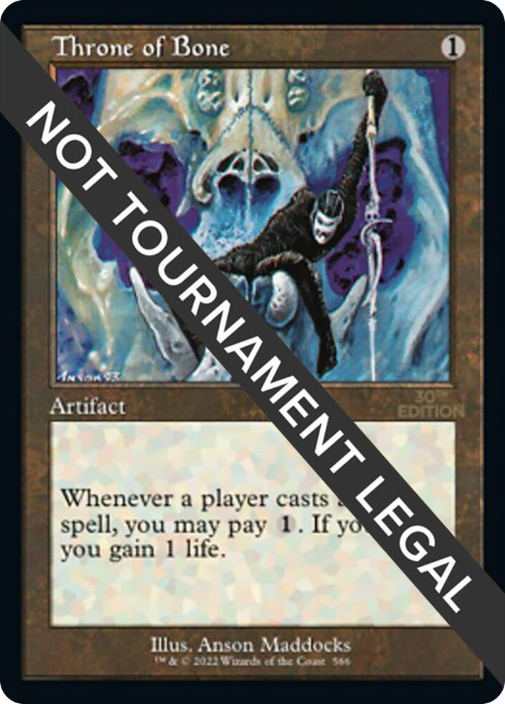 0566 Throne of Bone (Retro Frame) U 30th Anniversary Edition