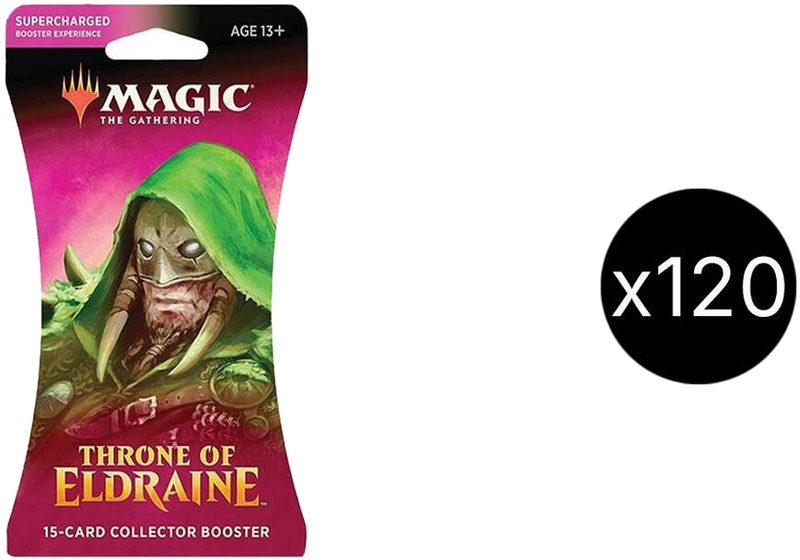Throne of Eldraine - Collector Booster Hanger Pack Case - Throne of Eldraine sealed product