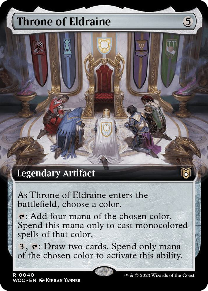 0040 Throne of Eldraine (Extended Art) R Commander: Wilds of Eldraine