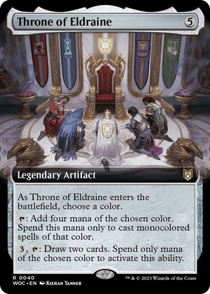 0040 Throne of Eldraine (Extended Art) R Commander: Wilds of Eldraine