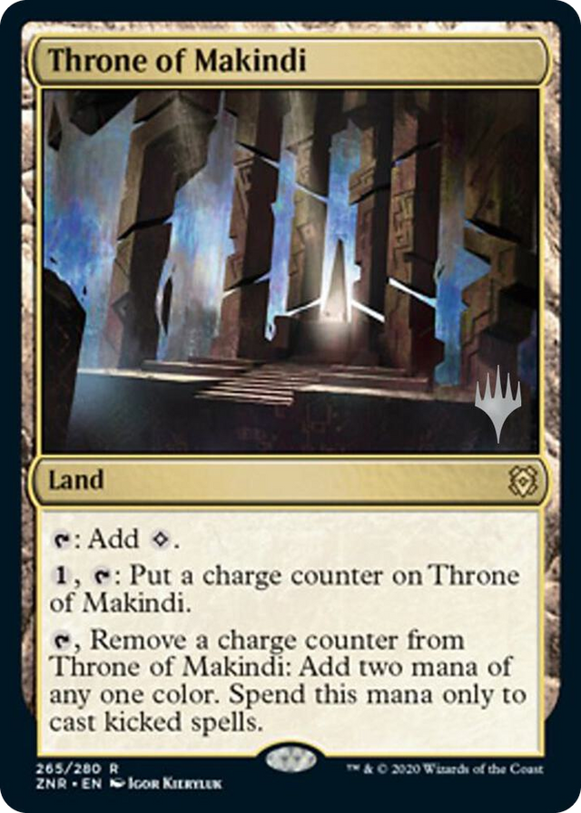0265 Throne of Makindi R Promo Pack: Zendikar Rising