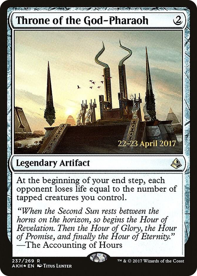 0237 Throne of the God-Pharaoh R Prerelease Cards