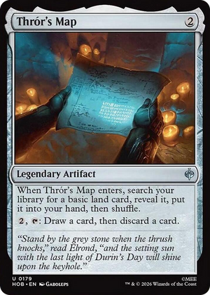 0179 Thror's Map U The Hobbit