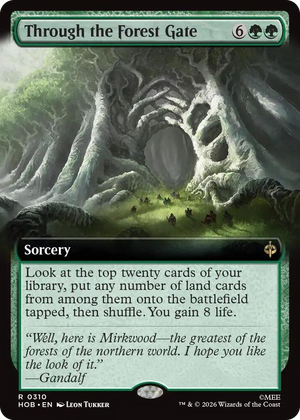 0310 Through the Forest Gate (Extended Art) R The Hobbit