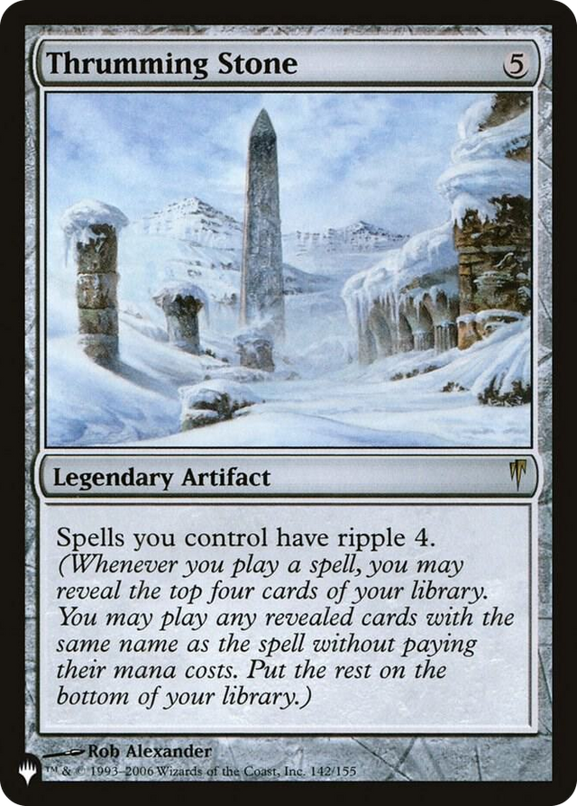 0142 Thrumming Stone R The List Reprints