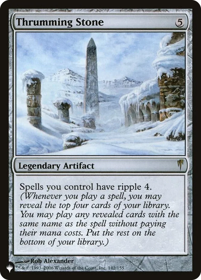 0142 Thrumming Stone R The List Reprints