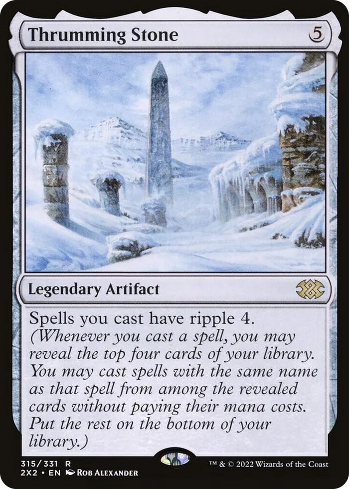 0315 Thrumming Stone R Double Masters 2022